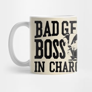 Badger Boss In Charge Mug